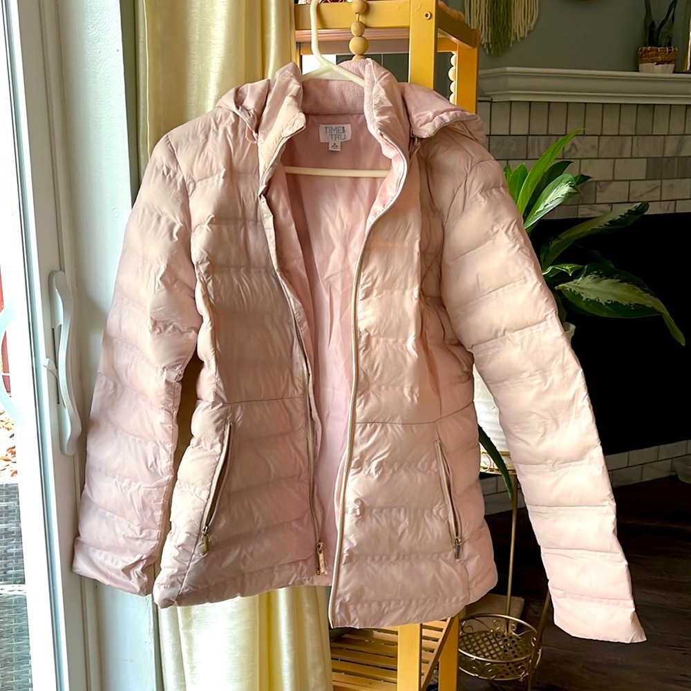Blush pink winter jacket✨